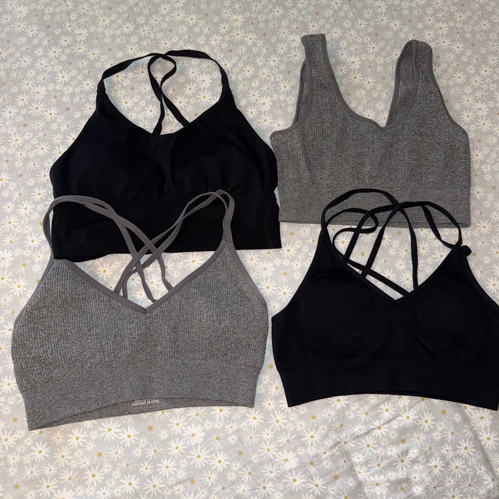 Aerie padded bralettes set of 4